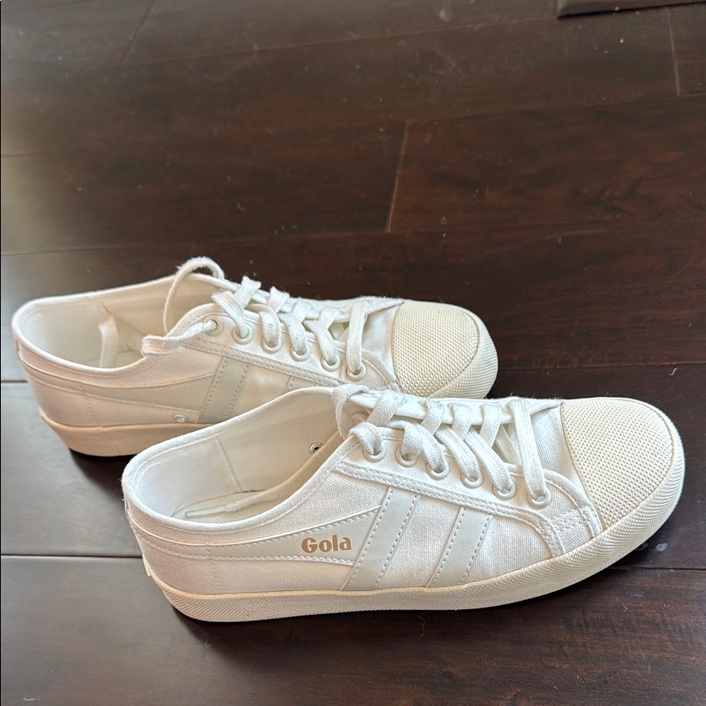 Gola White Canvas Sneakers